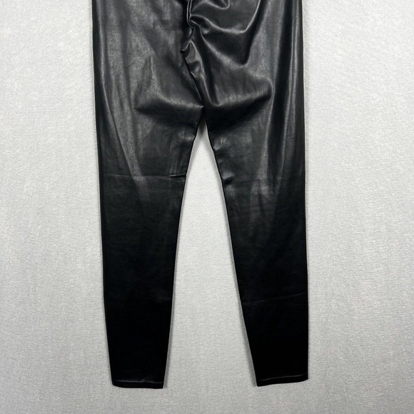 Wilfred Free Daria Vegan Leather Leggings Small Black Pull On High Waisted - Picture 10 of 13